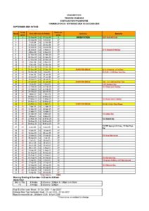 TRAINING CALENDAR Digitalization DMA0924